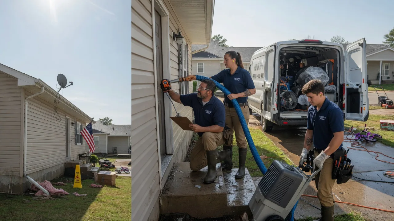 Ceiling Water Damage Restoration in Tarlton, OH near me